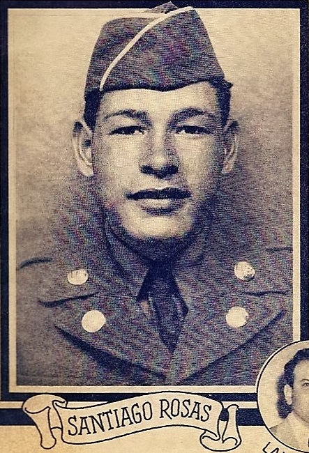 portrait of Santiago Rosas in uniform